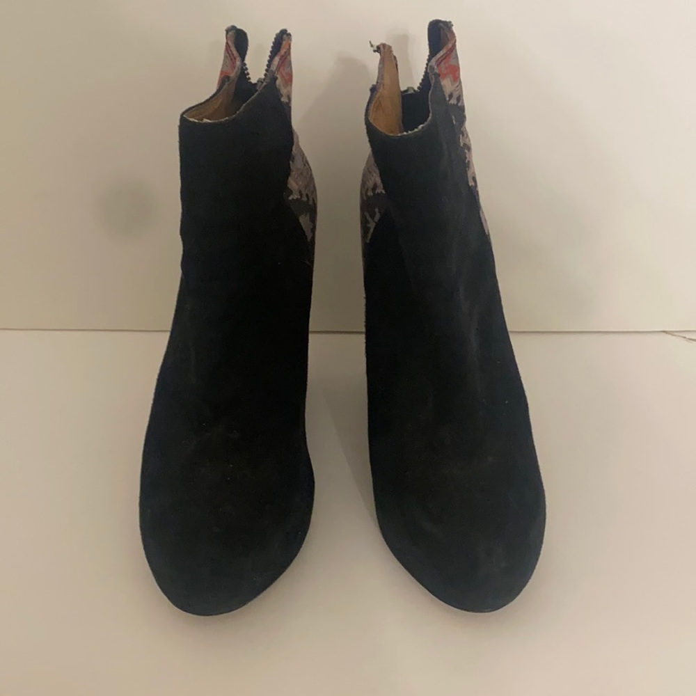 Anthropologie Ella Moss Janelle Aztec Wedge bootie